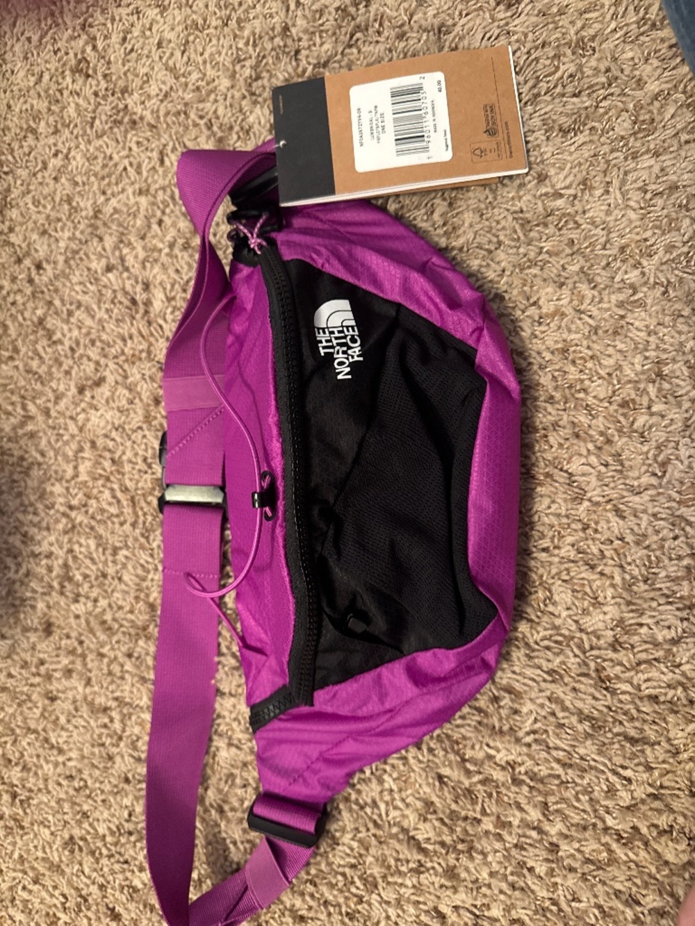 The North Face Fuchsia bum pack fanny pack lumbnical